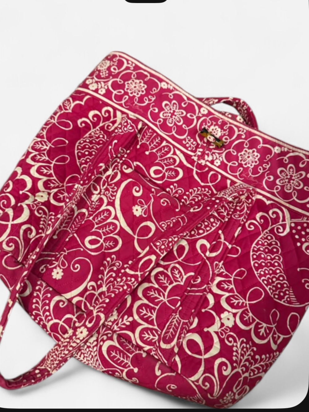 Vera Bradley Twirly Birds Tote Bag